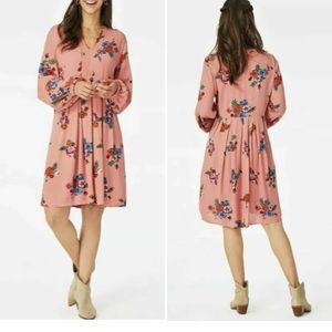 Matilda Jane| Pink Boho Let's Go Out Floral Dress |Size S